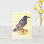 Borg - Pas je eigen bericht aan Kaart (Gele Bloem)