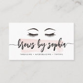 Borg voor Waterverf bij pasta Blush  Visitekaartje (Voorkant)