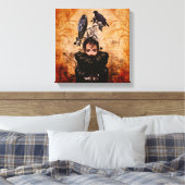 Borg vrouw in moderne tijd canvas afdruk (Insitu (Slaapkamer))