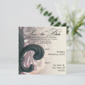 BORGER/Zand "IJzeren fleur de lis" BEWAREN DE DATU Save The Date (Staand voorkant)