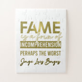 Borges quote Fame Legpuzzel (Verticaal)