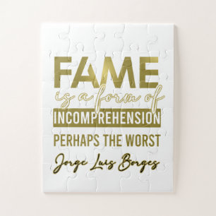 Borges quote Fame Legpuzzel