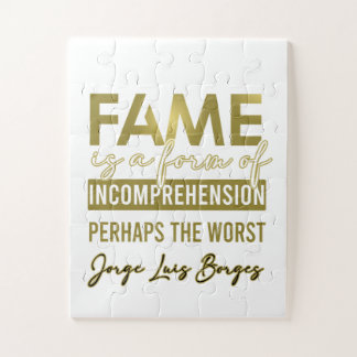 Borges quote Fame Legpuzzel