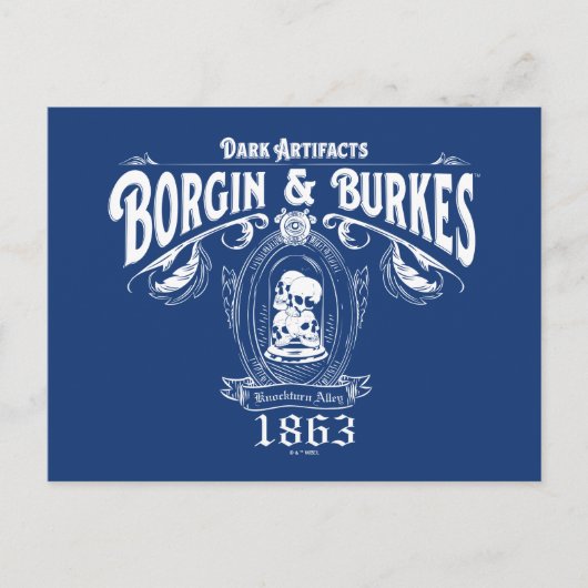 BORGIN & BURKES™ Dark Artifacts Store Graphic Briefkaart (Voorkant)