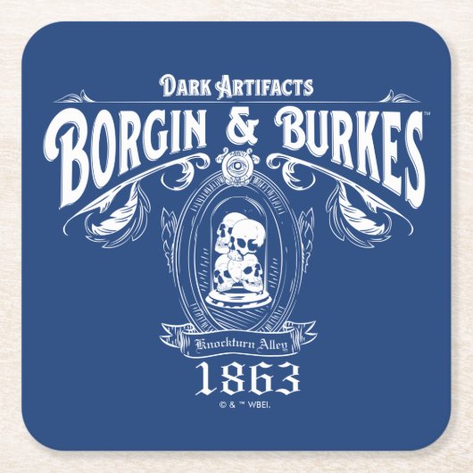 BORGIN & BURKES™ Dark Artifacts Store Graphic Kartonnen Onderzetters (Voorkant)