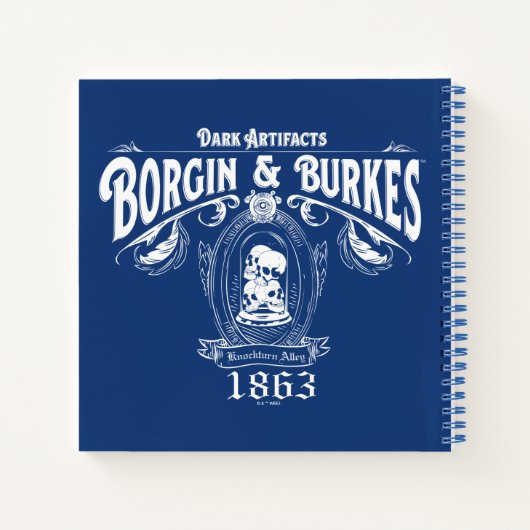BORGIN & BURKES™ Dark Artifacts Store Graphic Notitieboek (Achterkant)