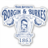 BORGIN & BURKES™ Dark Artifacts Store Graphic Sticker (Voorkant)