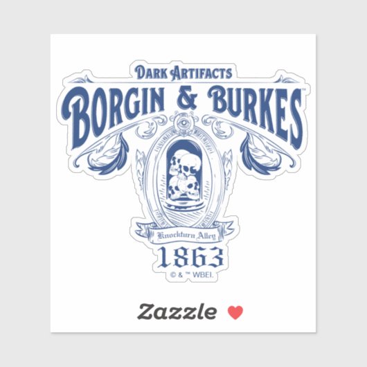 BORGIN & BURKES™ Dark Artifacts Store Graphic Sticker (Vel)