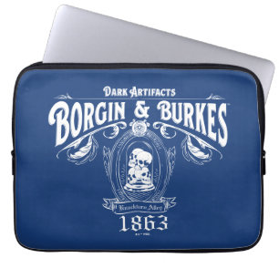 BORGIN & BURKES™ Donkere Kunstvoorwerpen Winkel Gr Laptop Sleeve