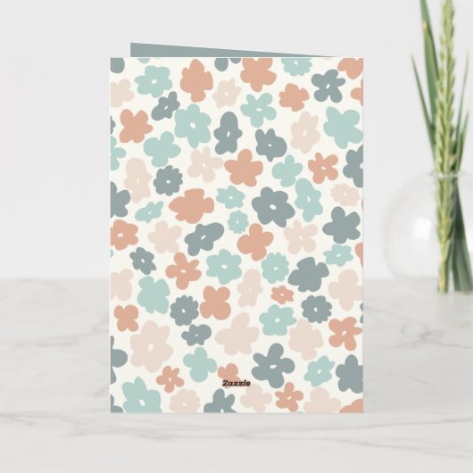 borgobloem Moederdag Bedankkaart (Achterkant)