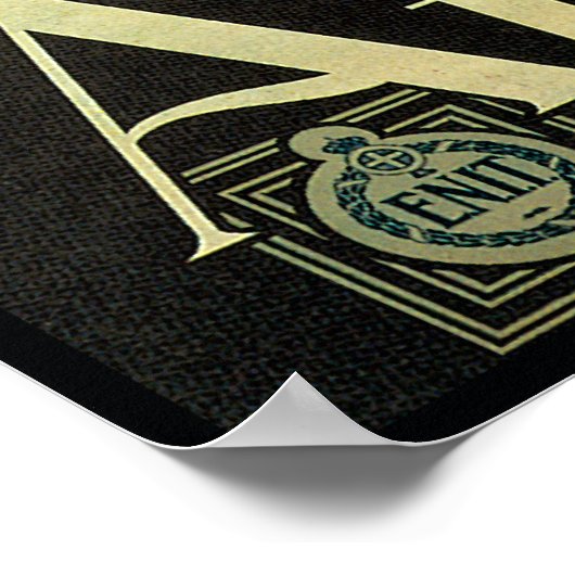 Borgoni Amalfi Campania Italië Poster (Hoek)