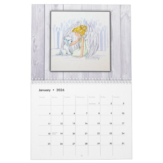 Borgo's De Artful Westie 2024 Kalender (Jan 2026)