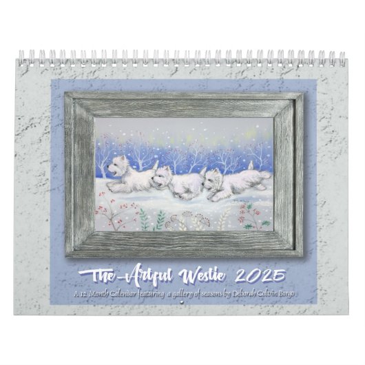 Borgo's De kunstzinnige Westie 2025 Kalender (Hoes)