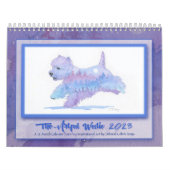 Borgo's The Artful Westie 2023 Calendar Kalender (Hoes)