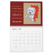 Borgo's The Artful Westie 2023 Calendar Kalender (Feb 2027)