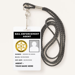 BORGTOCHT AGENT Lanyard Badge