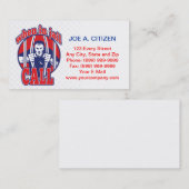 borgtocht visitekaartje gevangenis (Voorkant / Achterkant)