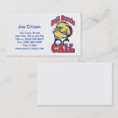 borgtocht visitekaartje voor bulldog handboeien (Voorkant / Achterkant)