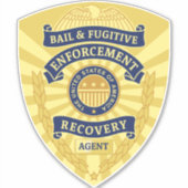 BORGTOCHT & VOORTVLUCHTIGE HERSTELBADGE STICKER (Voorkant)