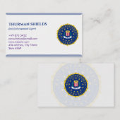 borgtochtagent | Elegant wit Visitekaartje (Voorkant / Achterkant)