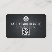 borgtochtobligatiedienst | Black Grunge Visitekaartje (Achterkant)