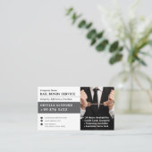 borgtochtobligatiedienst | Elegant wit Visitekaartje (Staand voorkant)