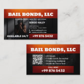 borgtochtobligatiedienst | Zwart Rood Visitekaartje (Voorkant / Achterkant)