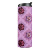 BORGUNGY EN ROZE WATERVERF BLOEMEN THERMOSBEKER (Gedraaid links)