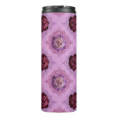 BORGUNGY EN ROZE WATERVERF BLOEMEN THERMOSBEKER (Achterkant)