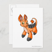 Bori Oranje Briefkaart (Voorkant / Achterkant)