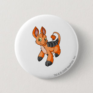 Bori Oranje Ronde Button 5,7 Cm