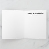 Boricua 100% Puerto Rico Folded Wenskaart Kaart (Binnen)