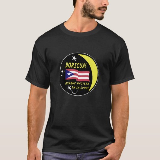 Boricua Anywhere T-shirt (Voorkant)
