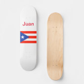 Boricua Bandera Puerto Rican Flag 4Juan Skateboard (Voorkant)