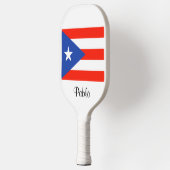 Boricua Bandera Puerto Rico Flag Pickleball Paddle (Links)