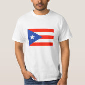 Boricua Banderas Puerto Rican Flag 4Roberto T-shirt (Voorkant)