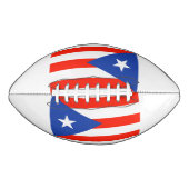 Boricua Banderas Puerto Rican Flags Alberto's Fave American Football (Voorkant)