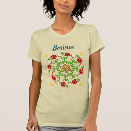 Boricua Coconut Flamboyan Wreath T-shirt