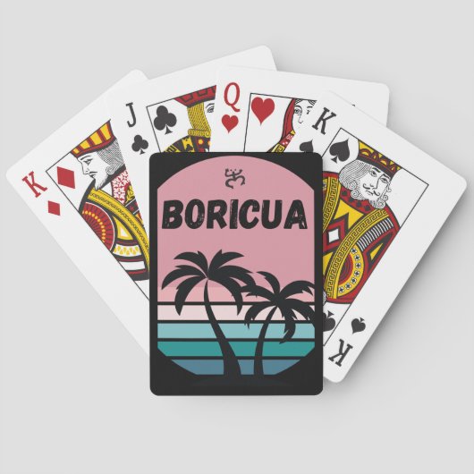 Boricua.Coqui Pokerkaarten (Achterkant)