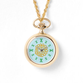 Boricua Coqui Zonnewatcher Horloge