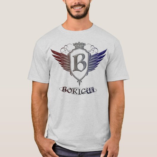 Boricua-Crest T-shirt (Voorkant)