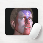 Boricua Face Mousepad Muismat (Met muis)