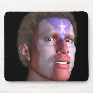 Boricua Face Mousepad Muismat
