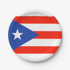 Boricua Fiesta Puerto Ricaanse Bandera 4Teresa Papieren Bordje