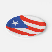 Boricua Fiesta Puerto Ricaanse Bandera 4Teresa Papieren Bordje (Gekanteld)