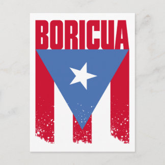 Boricua Flag Briefkaart
