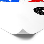 Boricua Girl Puerto Rico Cute Poster (Hoek)