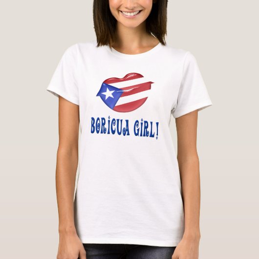Boricua Girl T-shirt (Voorkant)