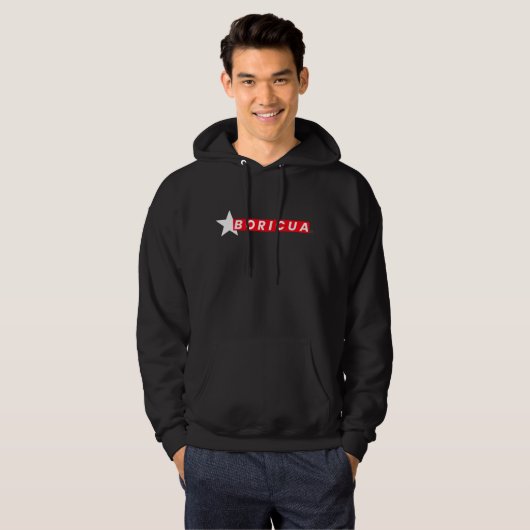 BORICUA HOODIE (Voorkant volledig)