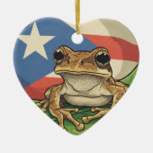 Boricua Keramisch Ornament (Voorkant)